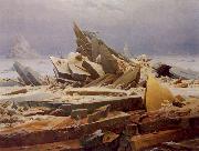 Caspar David Friedrich The Wreck of Hope painting